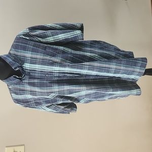 Men's Large Northcrest Plaid Short Sleeve Short